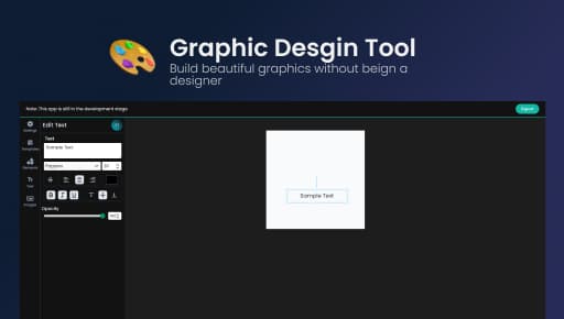 Graphic Design Tool (like canva)